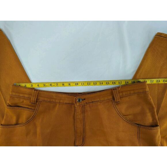 Vintage Baggy Made USA Pants Mens Extra Classic Jeans Copper Brown 44 Wide Leg - Picture 14 of 16